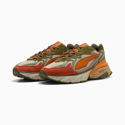 Vermillion-Amarena-Olive Green