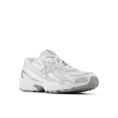 White With Silver Metallic