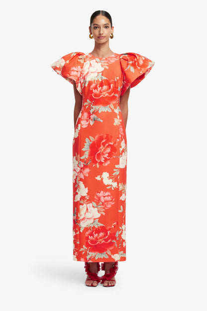 Saffron Peony Print