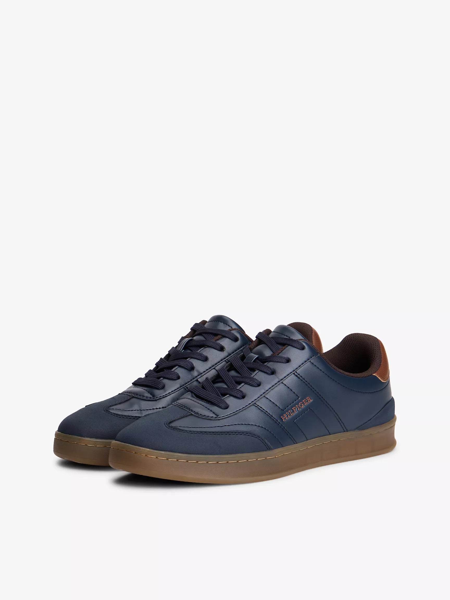 Navy / Cognac Multi