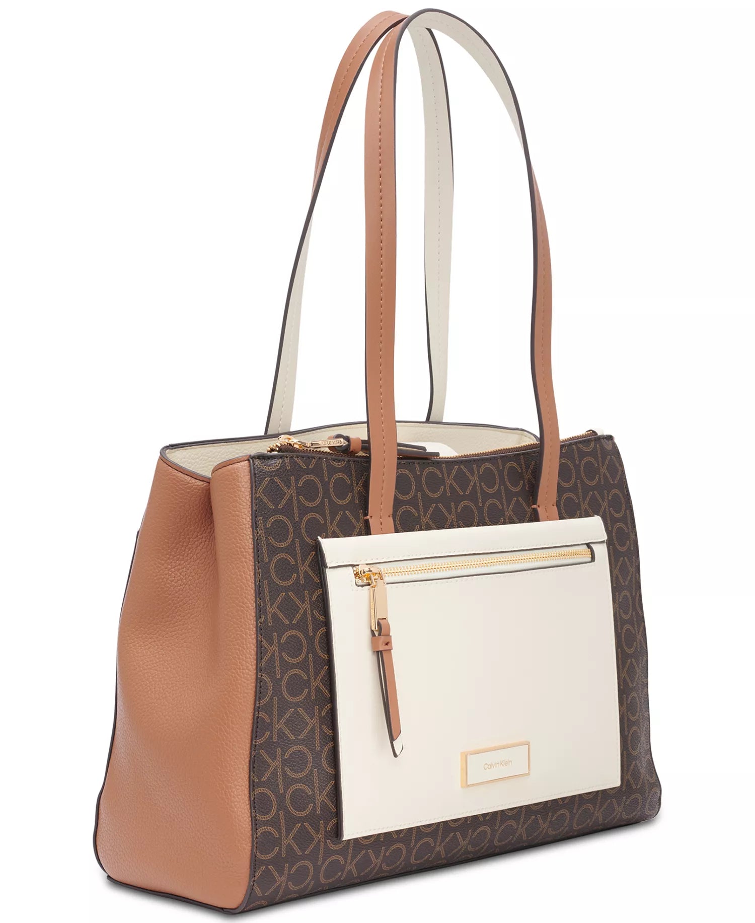 Brown Khaki/Caramel/White