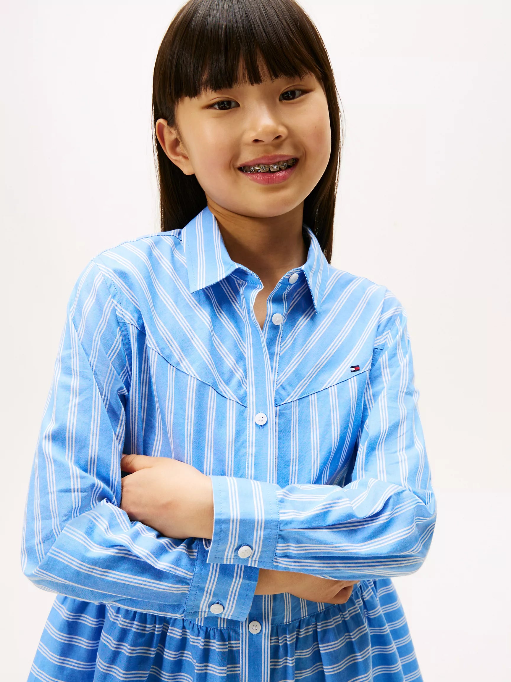 Light Powdery Blue Stripes