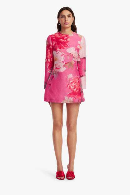 Peony Print in Fuchsia