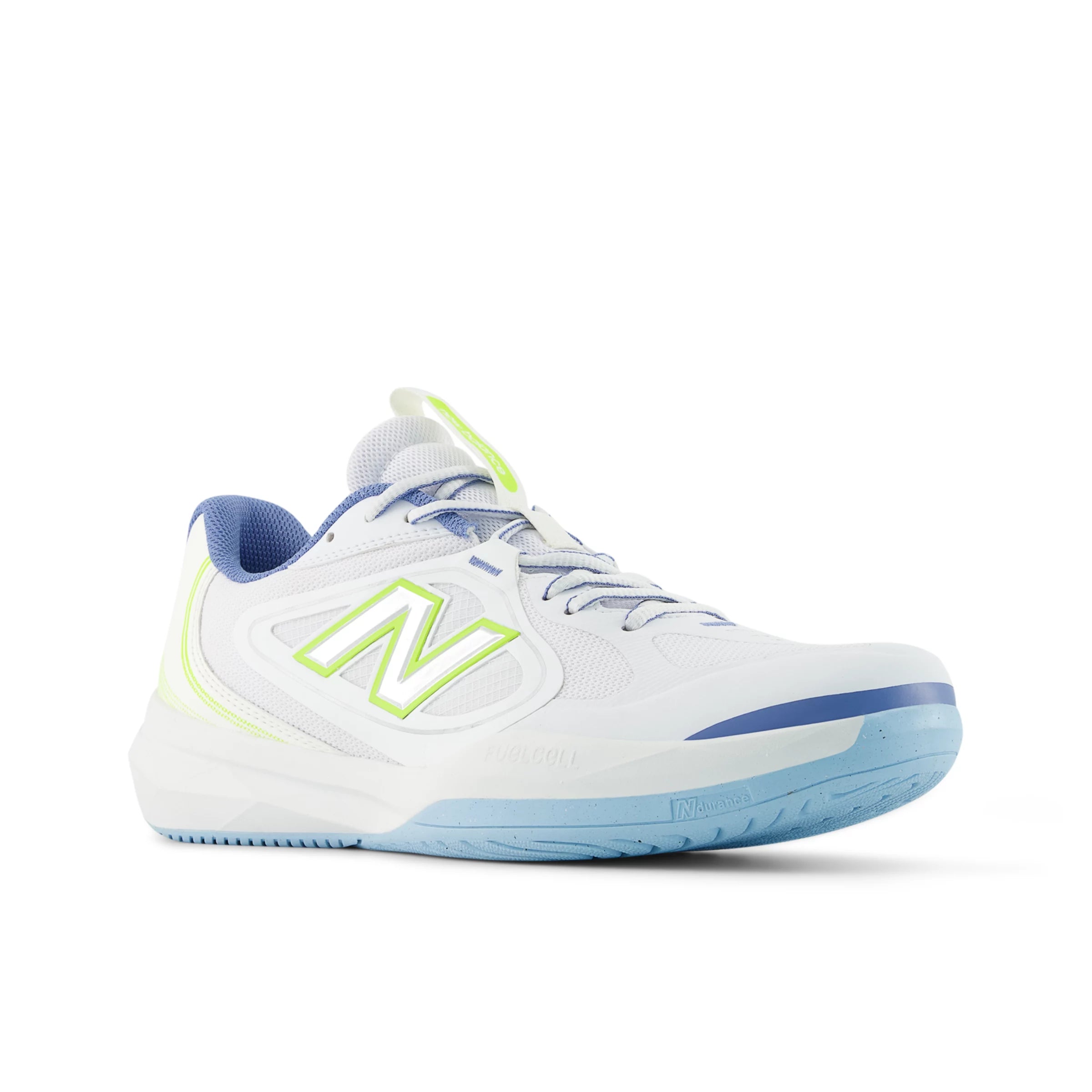 White With Alkaline Green And Fairweather Blue