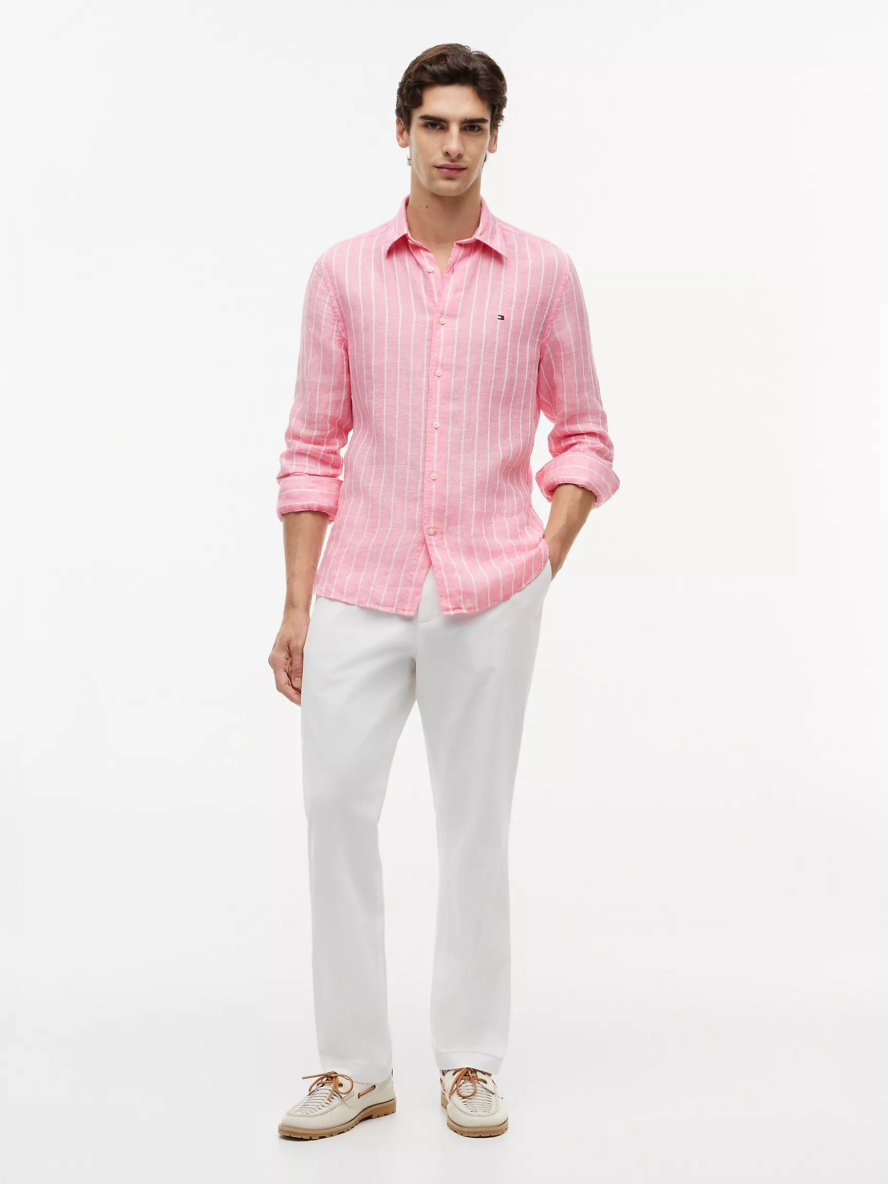 Doll Pink/White Stripe