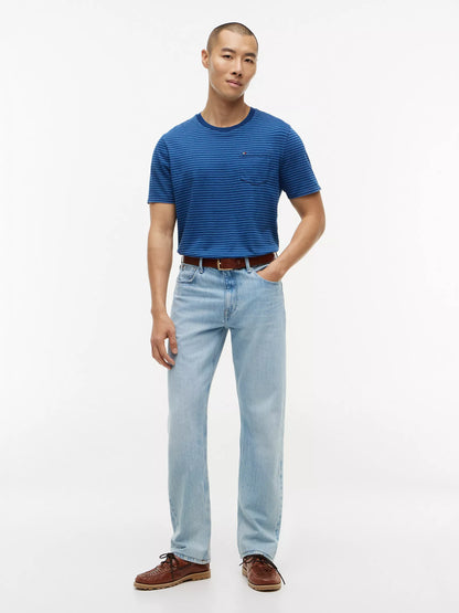 Dark Indigo/Light Blue Stripe