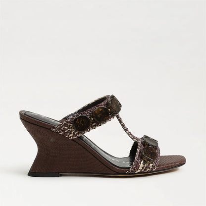Mocha Multi Faux Raffia