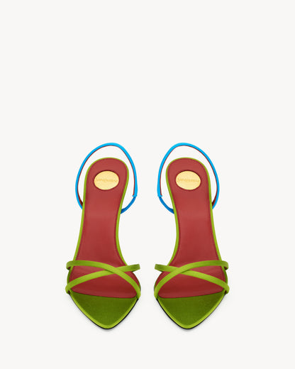 Pea Green & Dolphin Blu