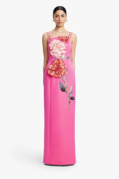 Peony Print in Fuchsia