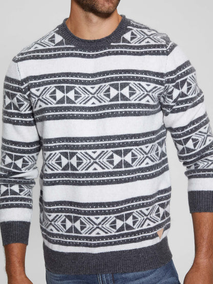 Linen Dark Grey Ethnic St