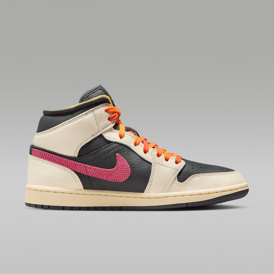 Pale Ivory/Black/Muslin/Racer Pink