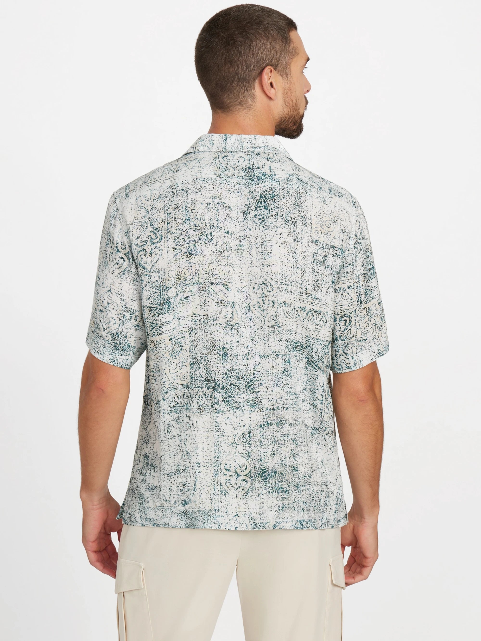 Distressed Paisley Print