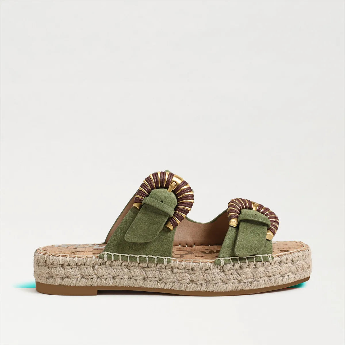 Summer Olive Suede