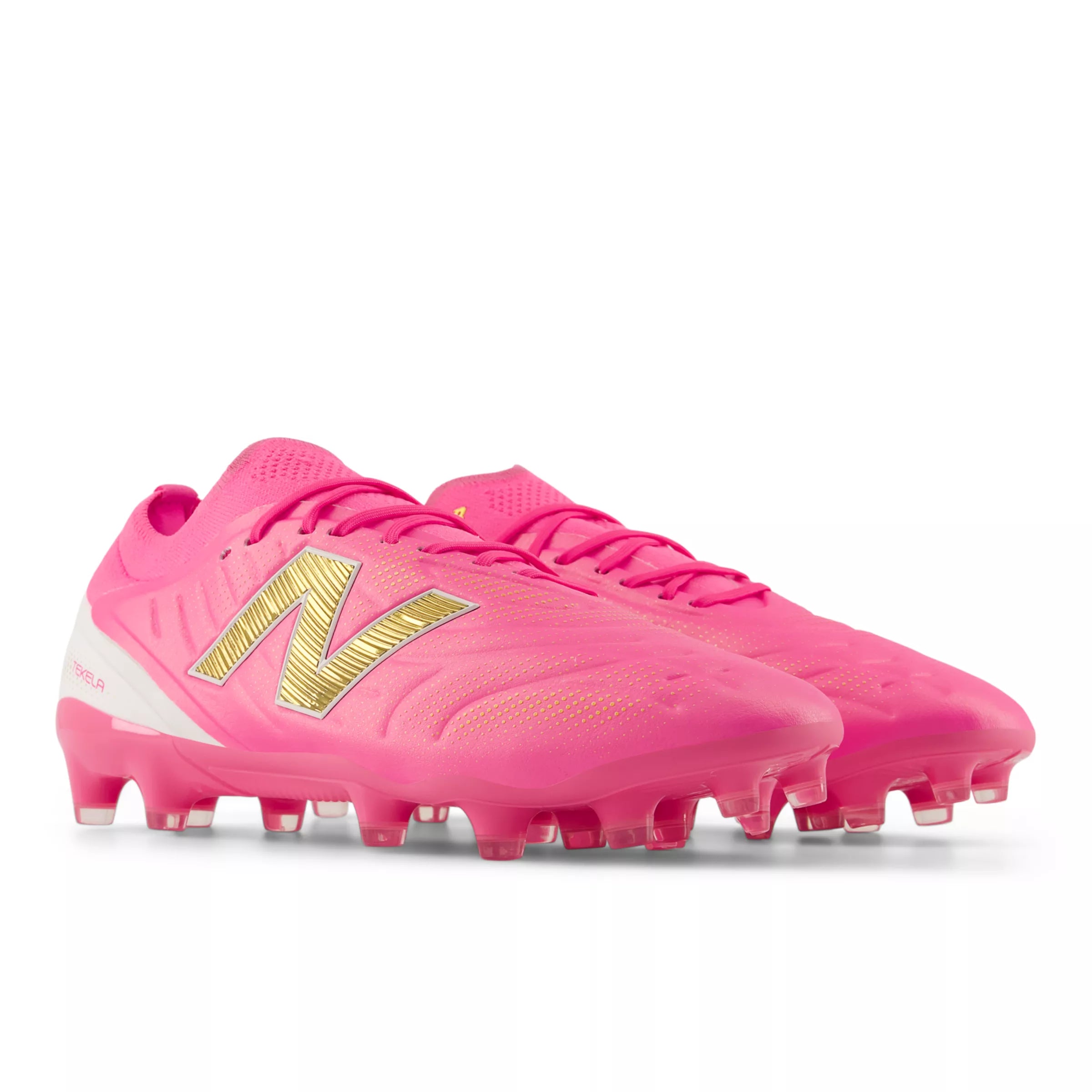 Pink Heat With Metallic Gold And Pink Satin