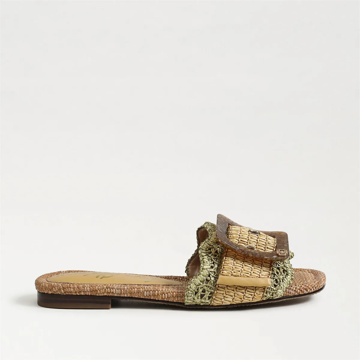 Washed Sage/Multi Faux Raffia
