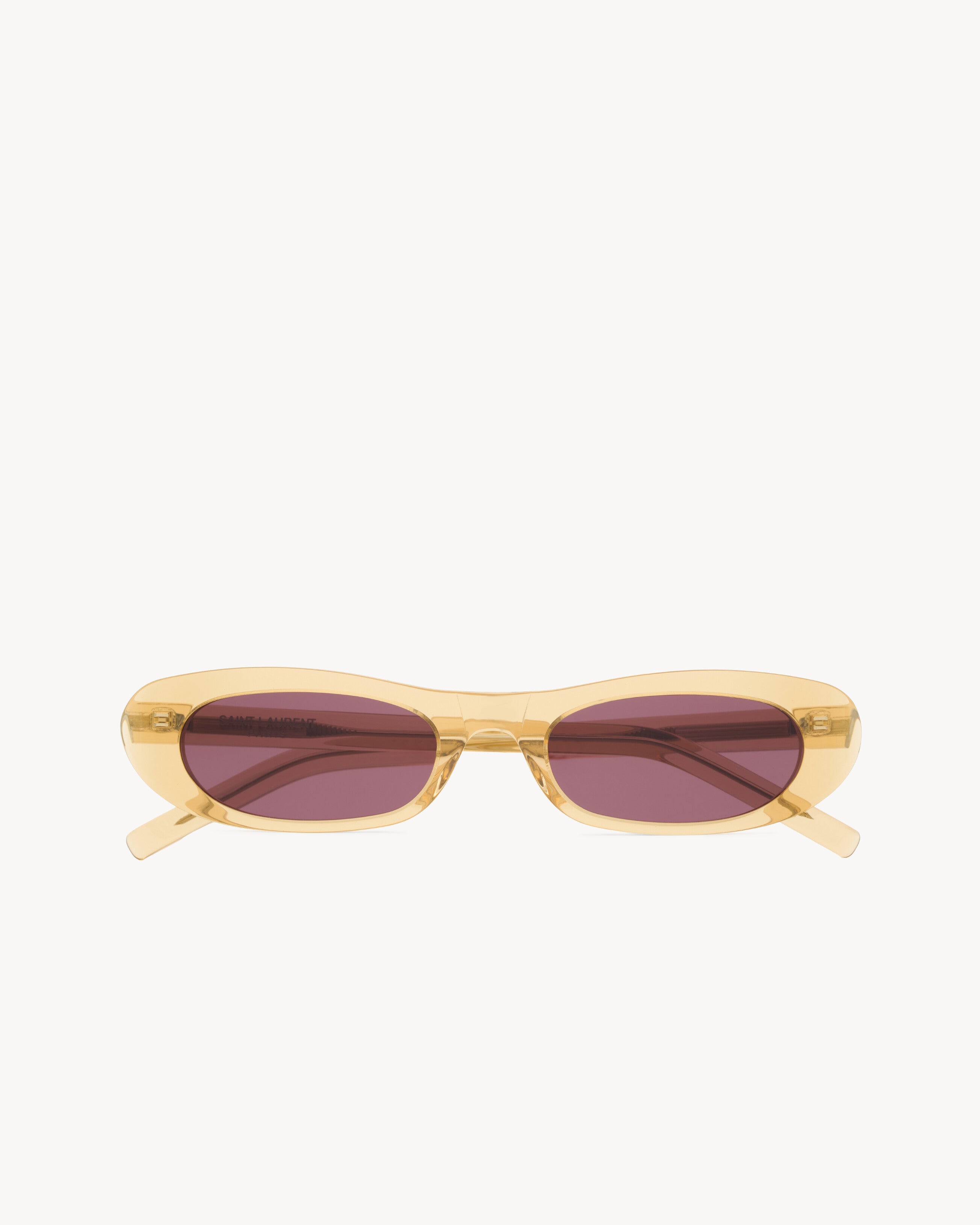 Transparent Yellow And Dark Purple