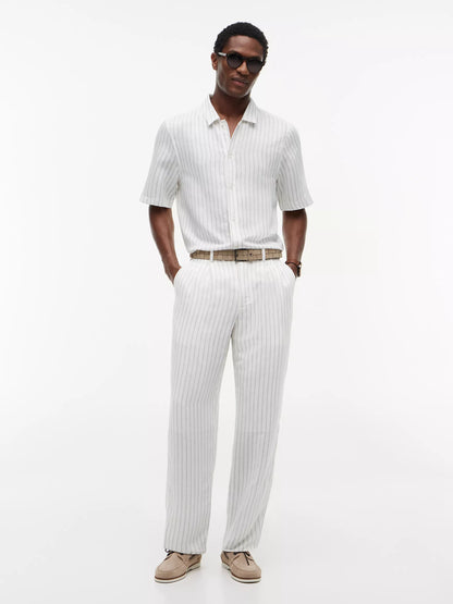 White/Black Stripe