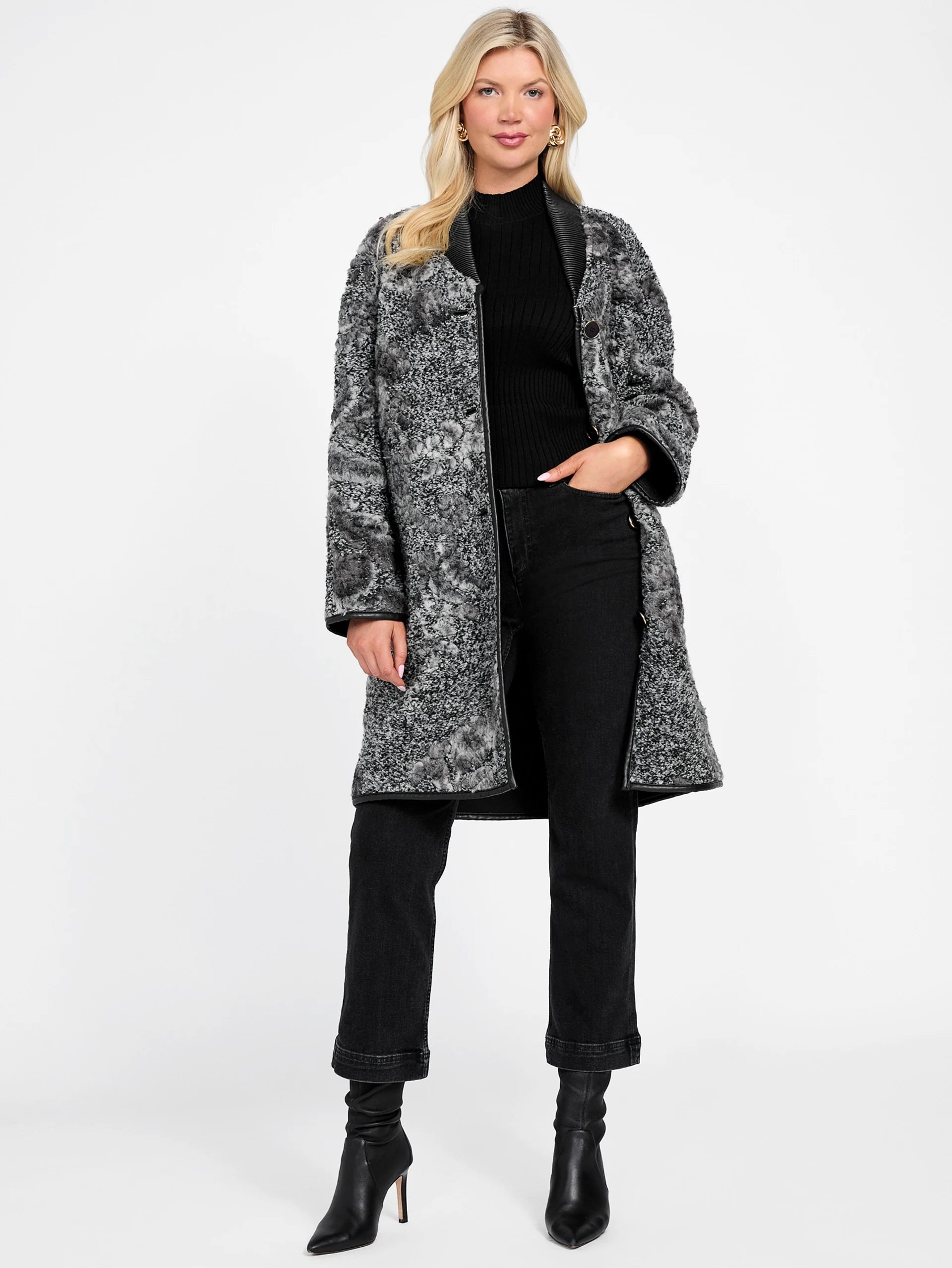 Floral Paisley Jacq Blk C
