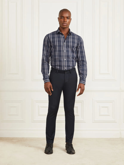 Blue And Grey Check