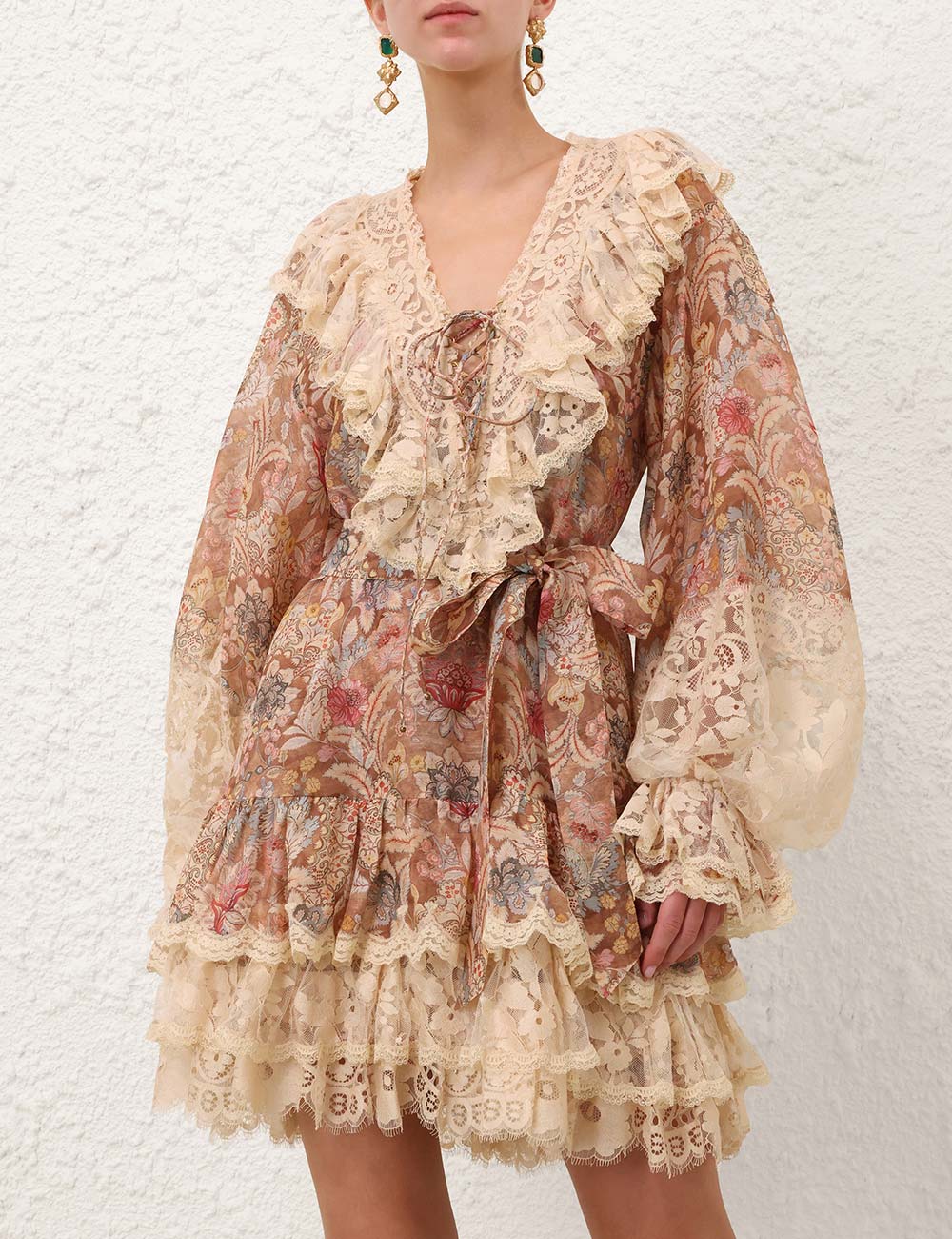 Tan Floral