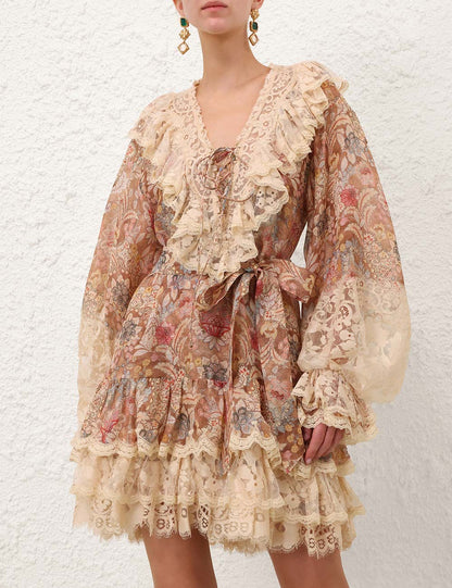 Tan Floral