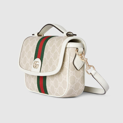 tejido beige y blanco con GG