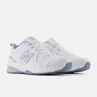 White With Light Blue