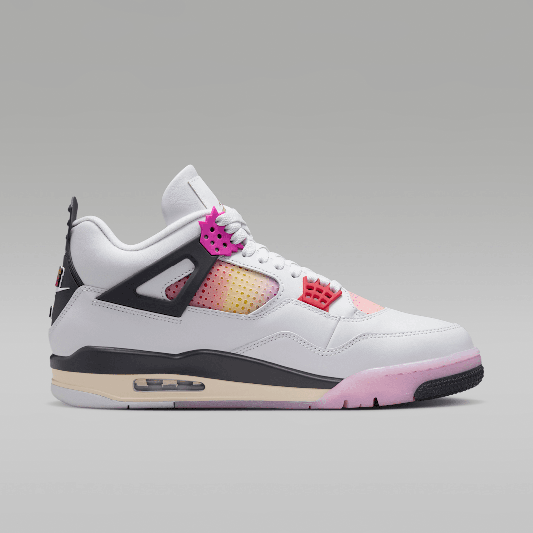 Off White/Anthracite/Fire Pink