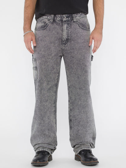Go Blue Canvas Acid Wash