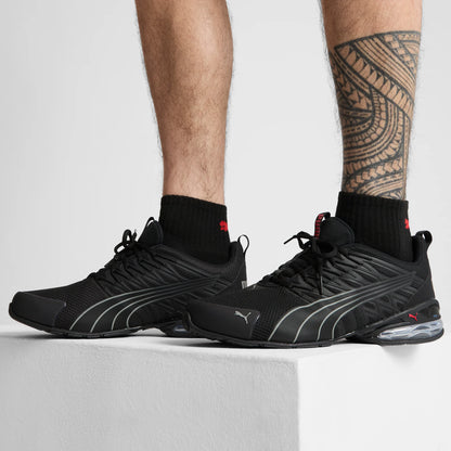 PUMA Black-Stormy Slate-For All Time Red
