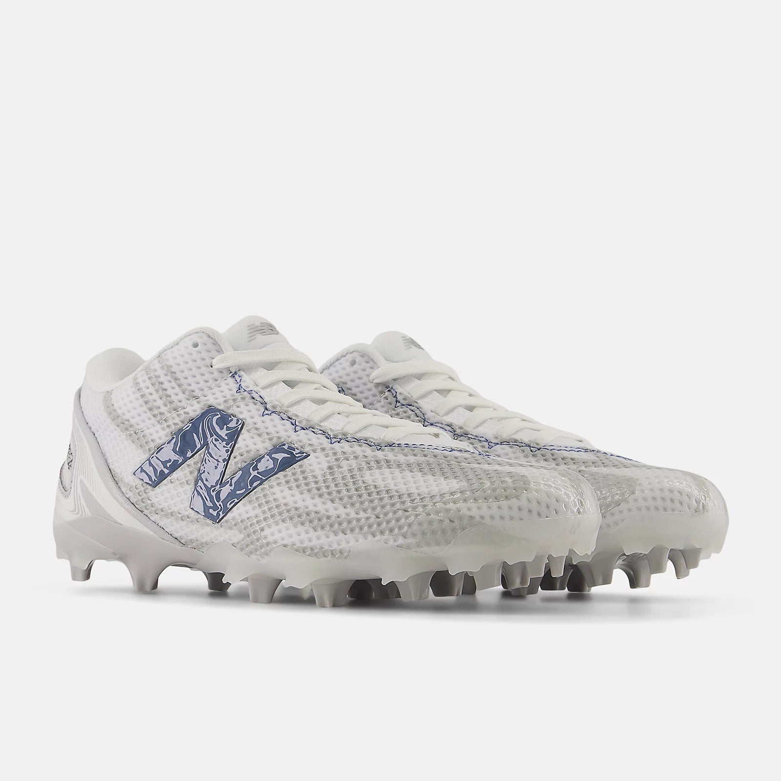 White With Shoreline Blue
