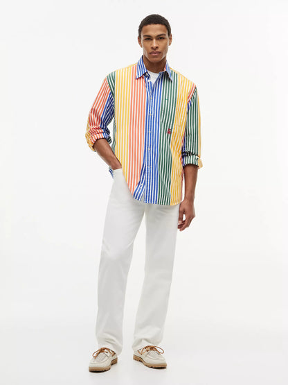 Brilliant Orange Multi Stripe