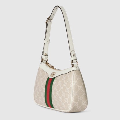 tejido beige y blanco con GG