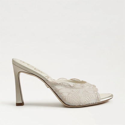 Modern Ivory Mesh Fabric