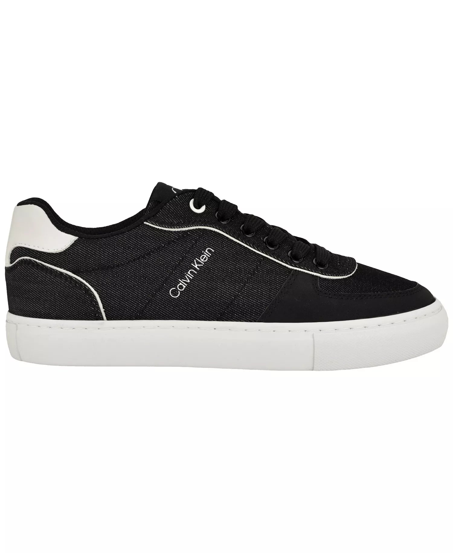 Black Denim/White