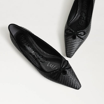 Black Faux Leather