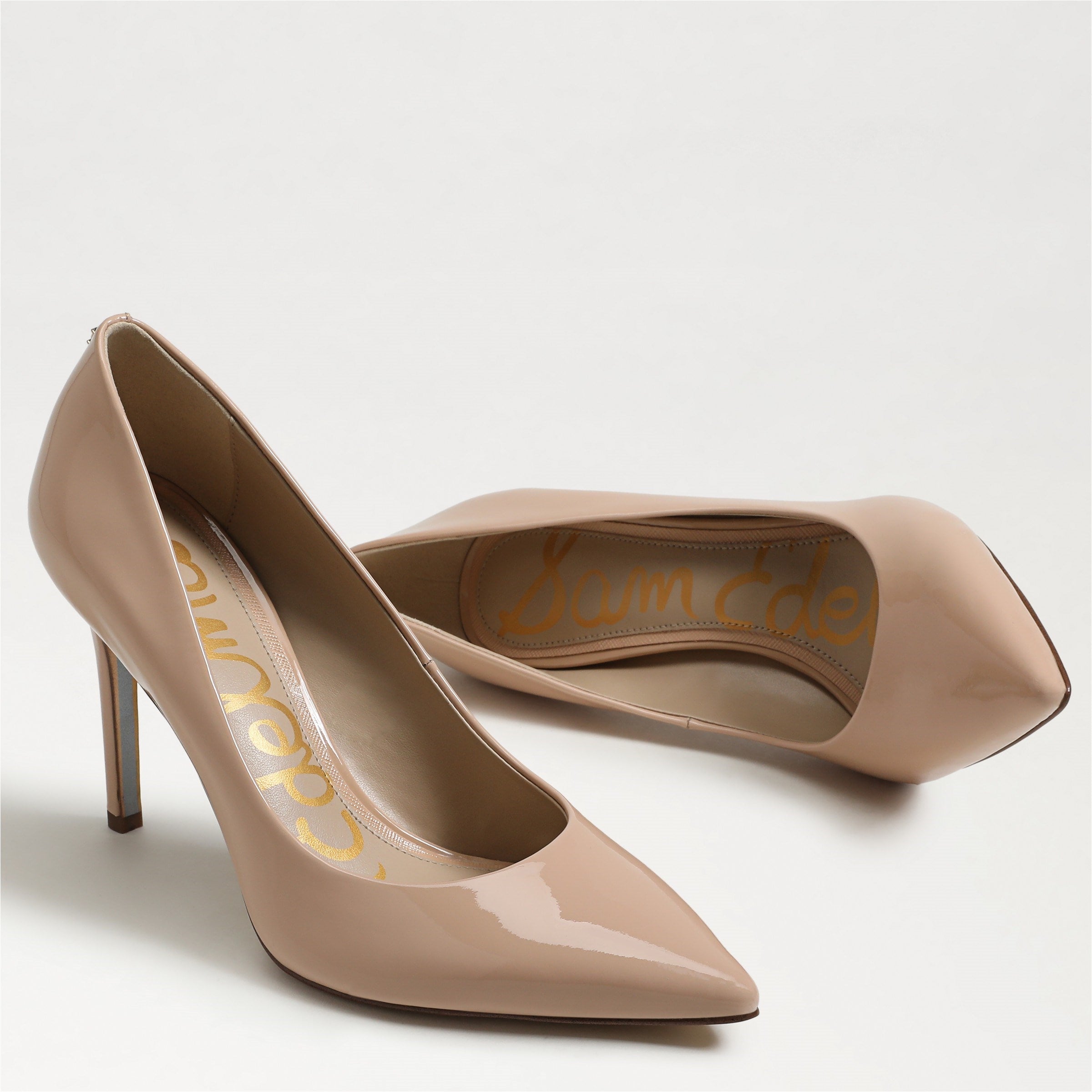 Beige Blush Patent Leather