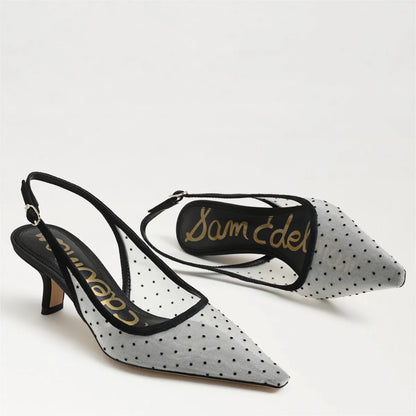 Ivory/Black Mesh