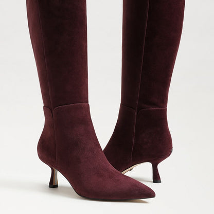 Parisina Plum Suede