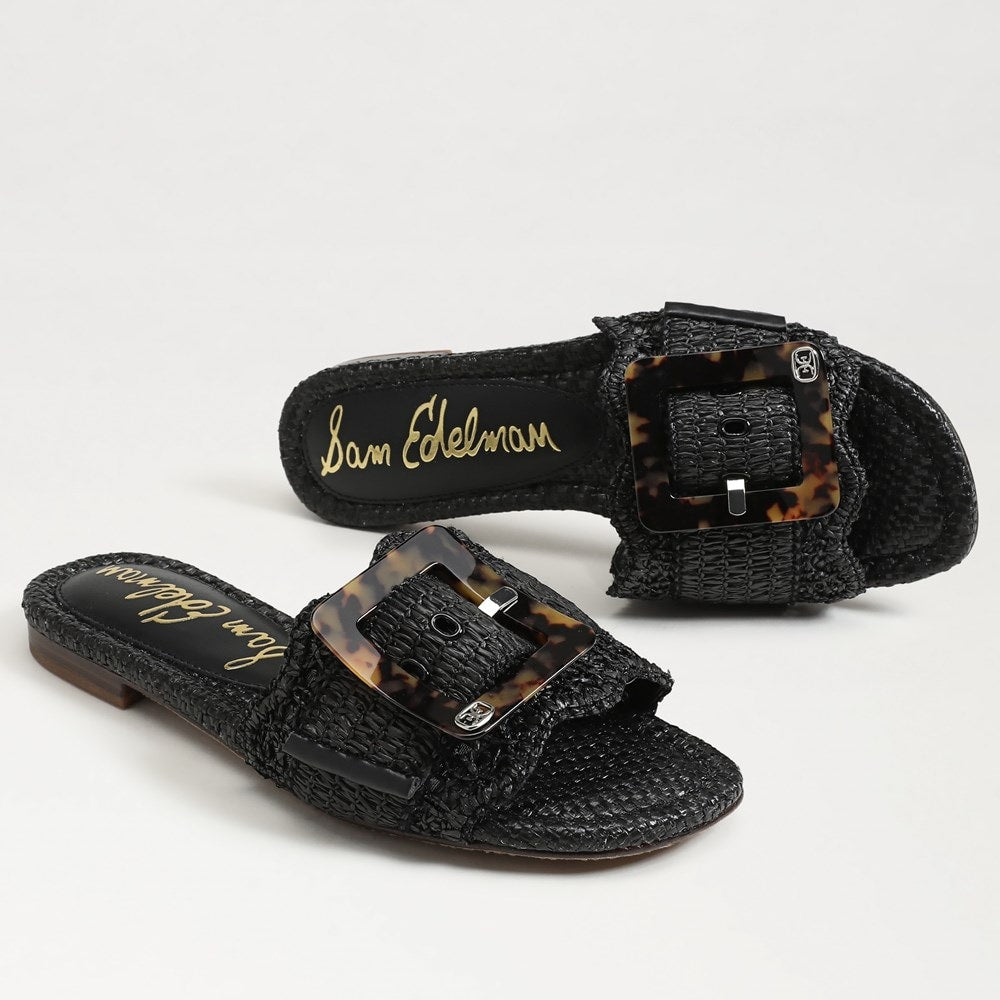 Black Faux Raffia