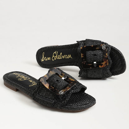Black Faux Raffia