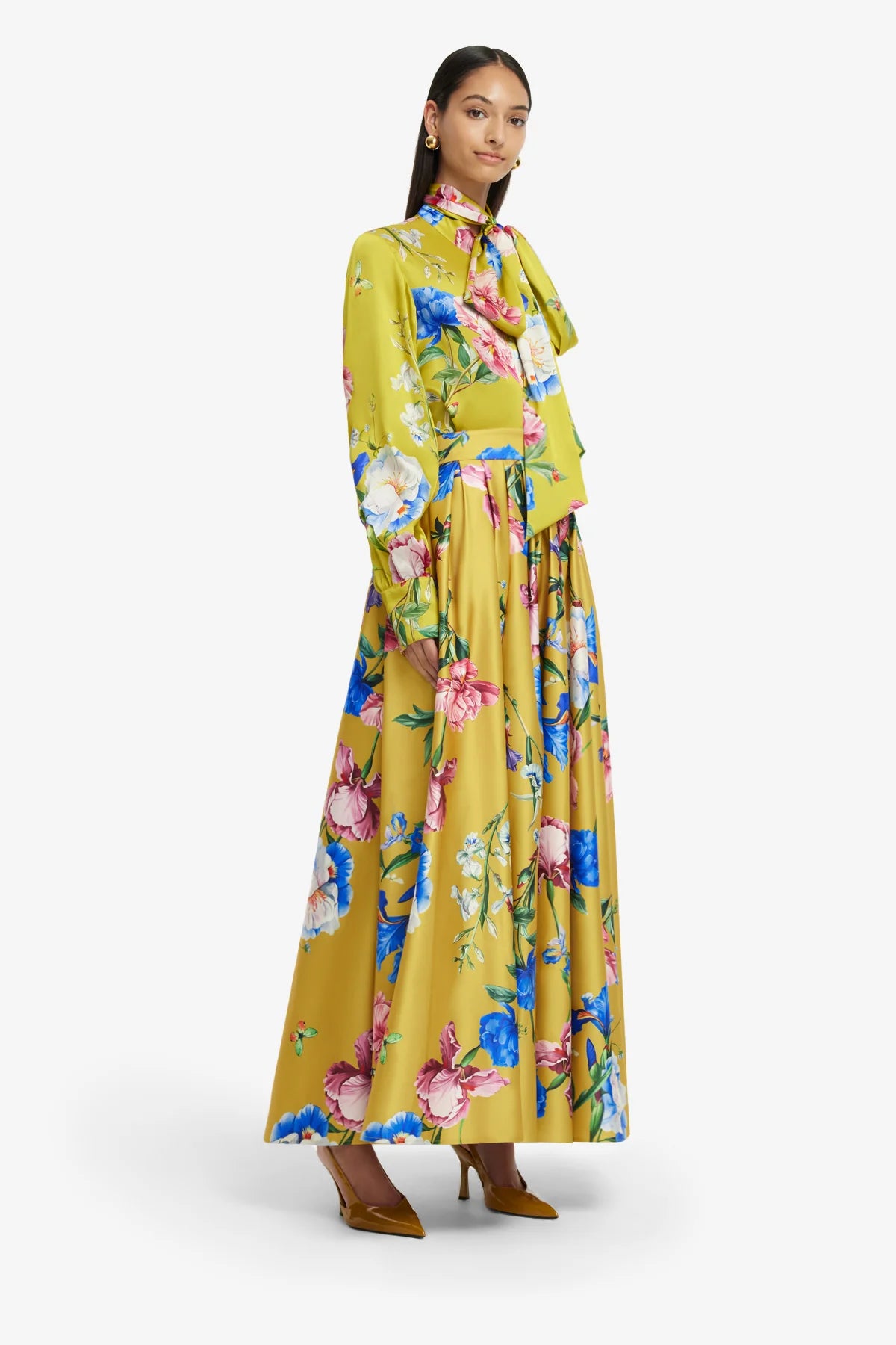 Garden Print in Mustard 2