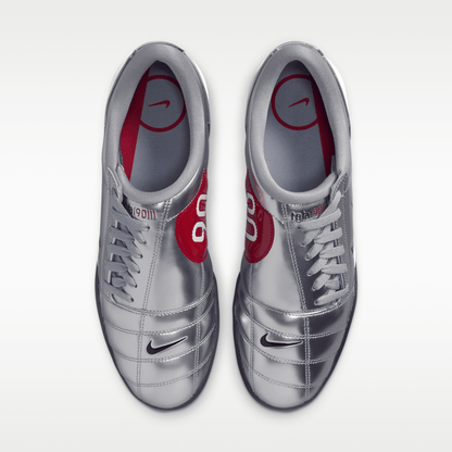 Metallic Silver/University Red/Black