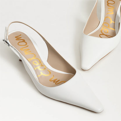 Bright White Leather