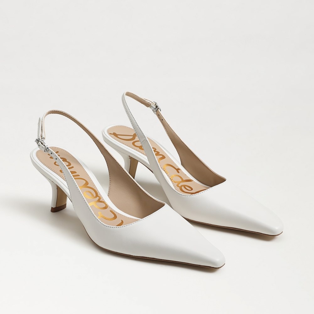 Bright White Leather