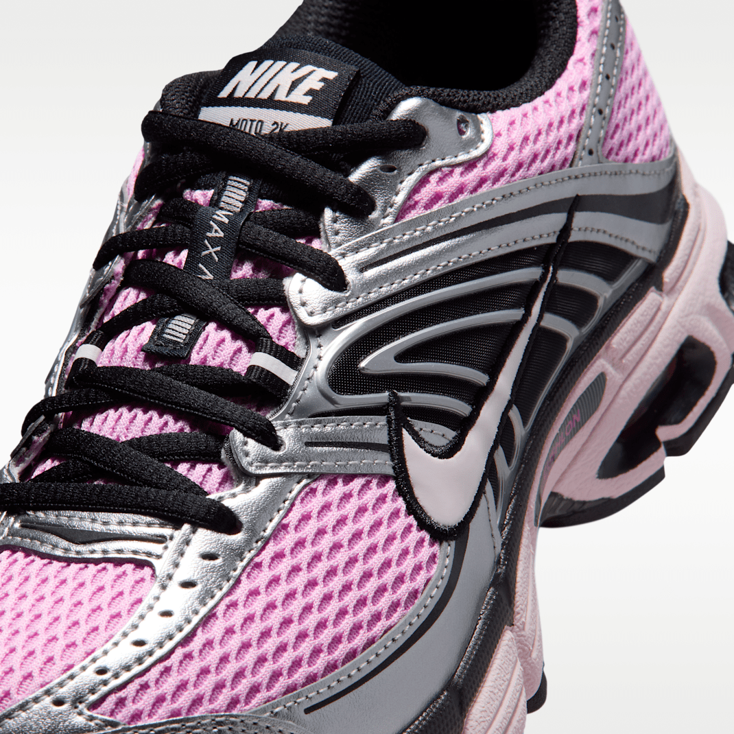 Pink Rise/Metallic Silver/Black/Pearl Pink