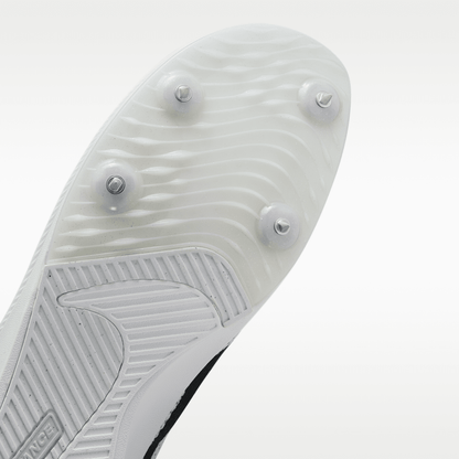 White/Metallic Silver/Black