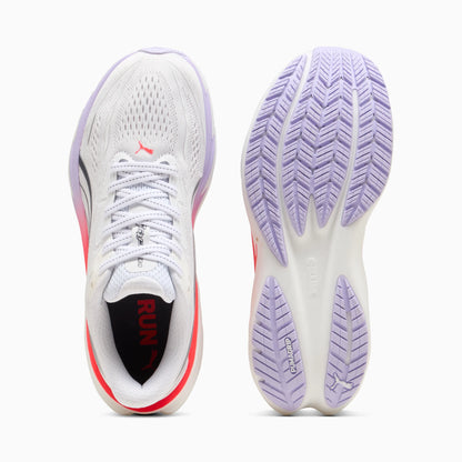 PUMA White-Ultra Red-Light Lavender