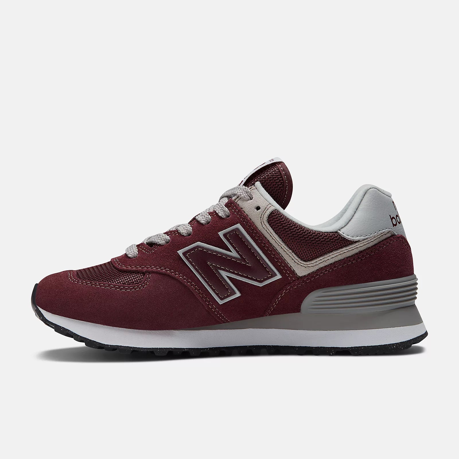 Burgundy With Nb White