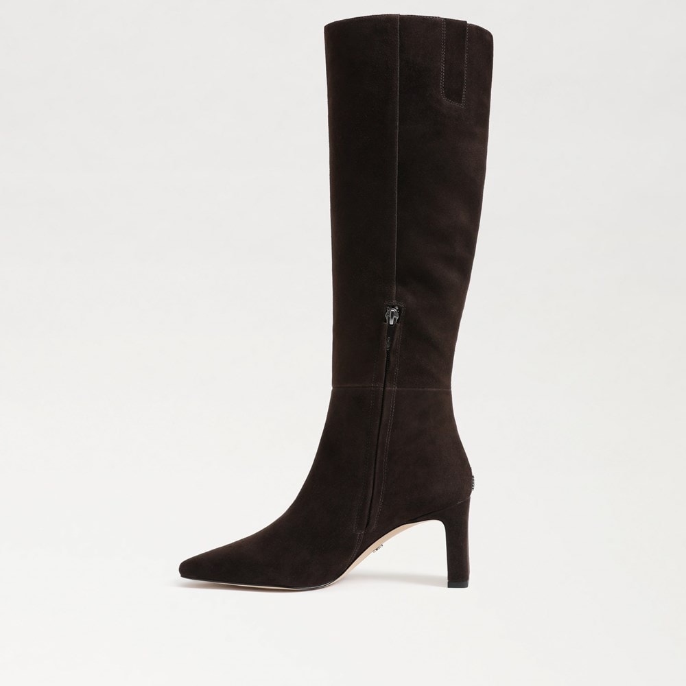 Chocolate Brown Suede